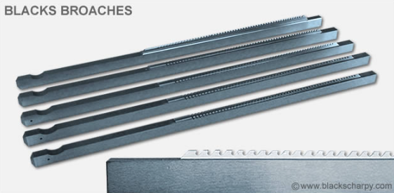 Genuine Blacks Charpy/Izod Notching Broaches